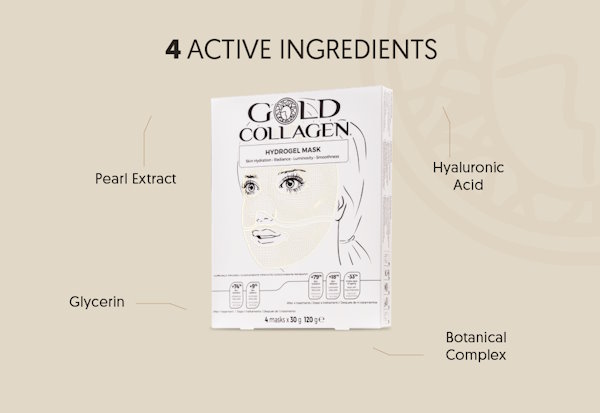 英国补水面膜推荐 - Gold Collagen保湿面膜